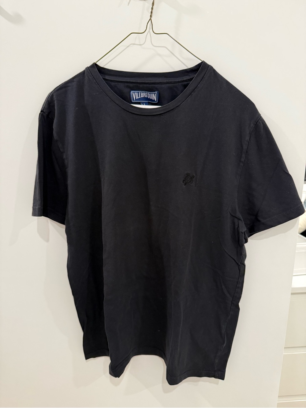 Vilebrequin Black Short Sleeve Crewneck Tee